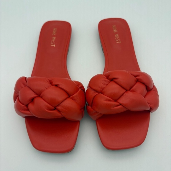 Nine West Shoes - NIB Nine West Orange Sonet3 Sandals; Size 6.5